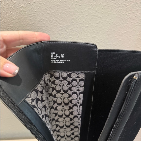 Coach Black Riding Boots - Picture 5 of 8